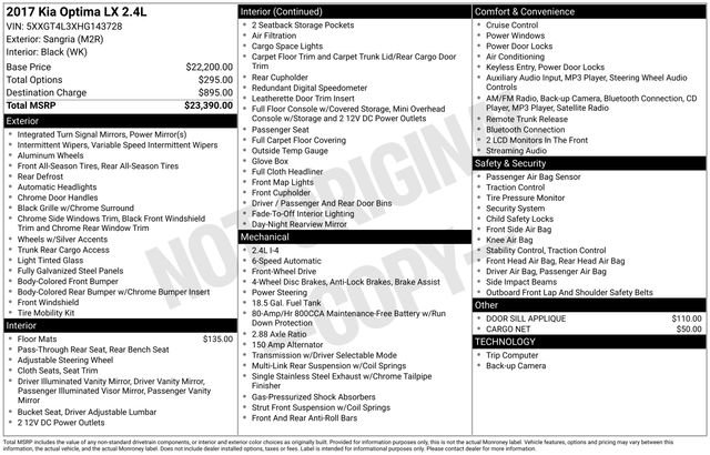 Used 2017 Kia Optima LX image 26