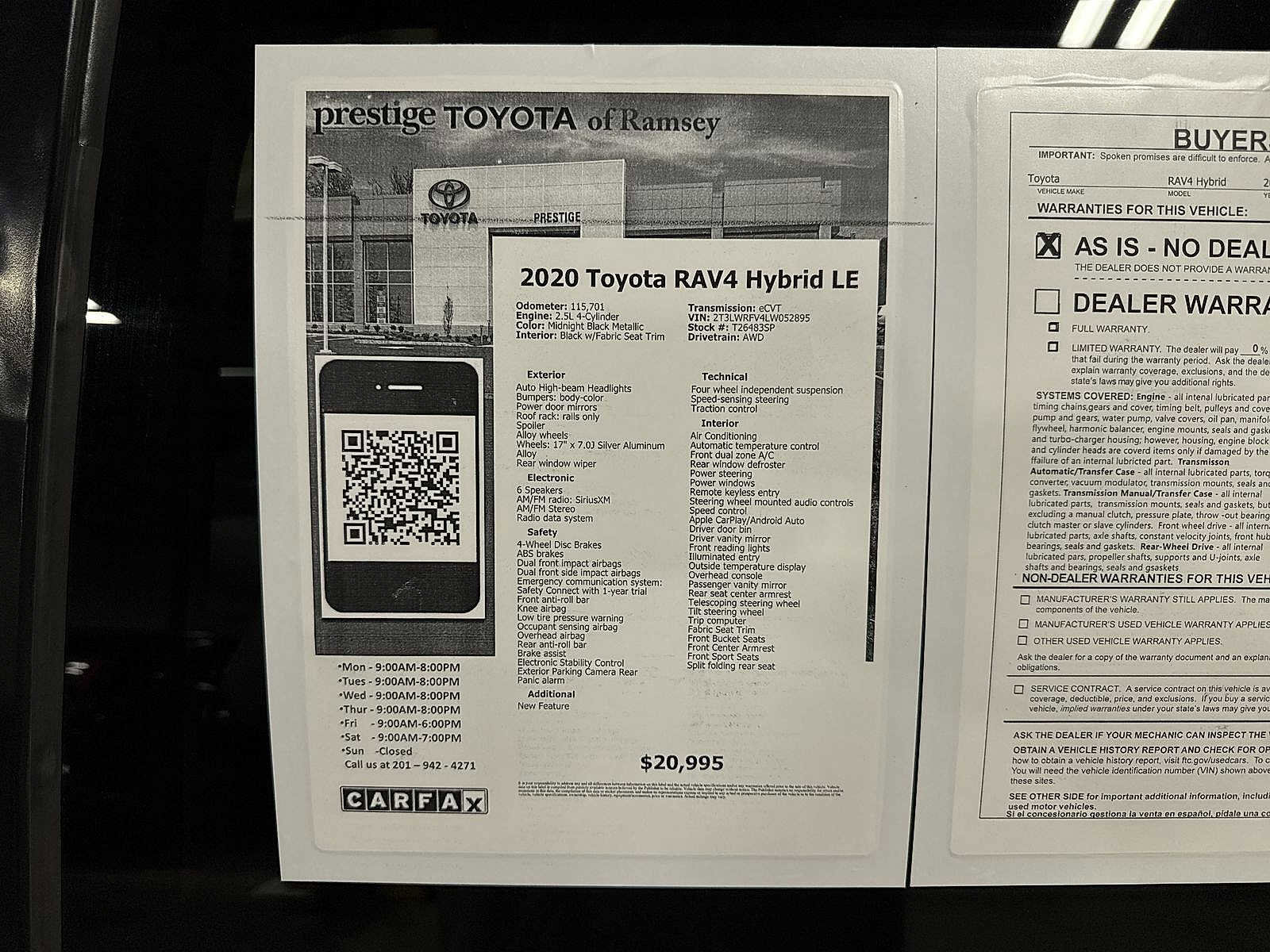 Used 2020 Toyota RAV4 LE image 13