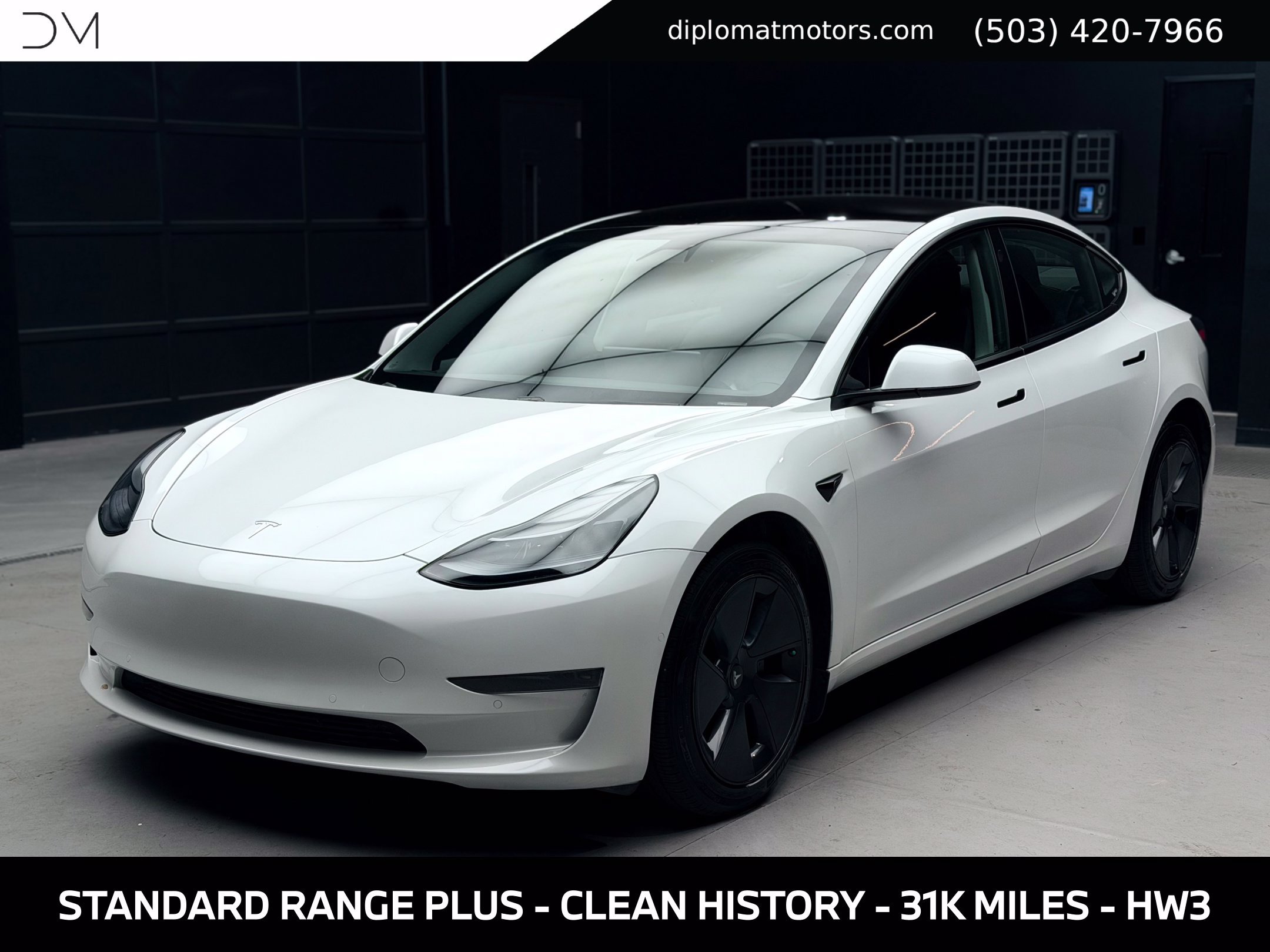 Used 2021 Tesla Model 3 Standard Range Plus RWD image 1