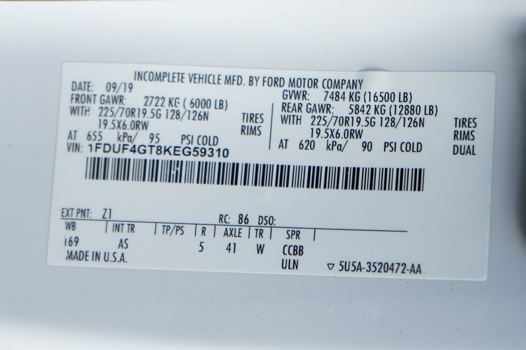 Used 2019 Ford F450 XL w/ XL Value Package RWD image 43
