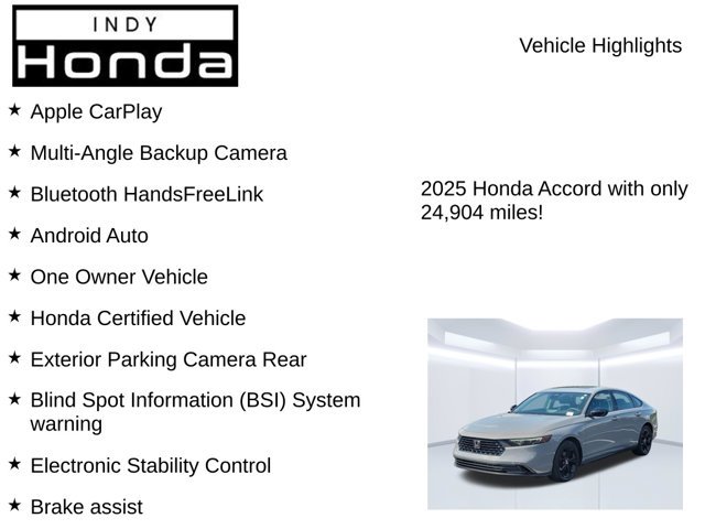 Certified 2025 Honda Accord SE image 7