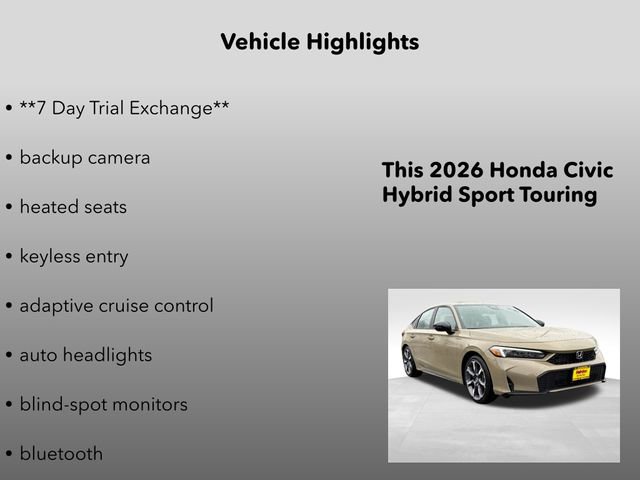New 2026 Honda Civic Sport Touring image 5