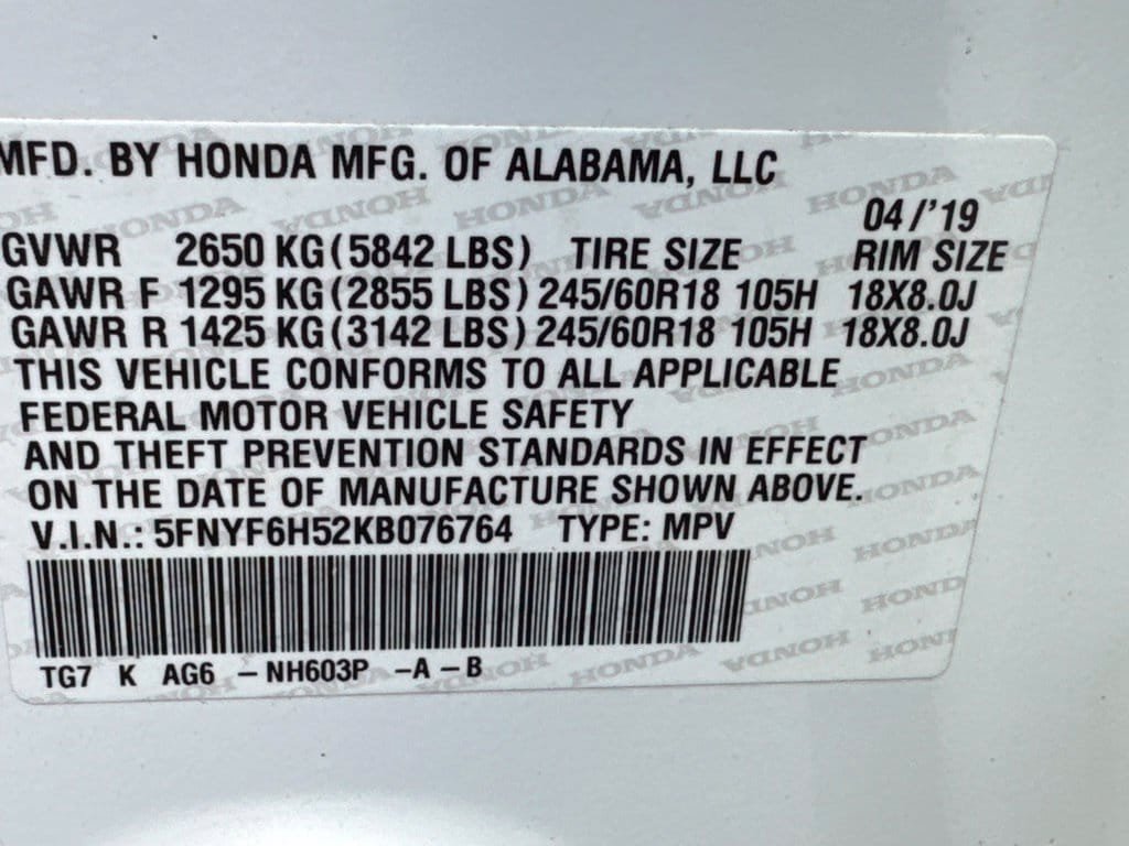 Used 2019 Honda Pilot EX-L image 9