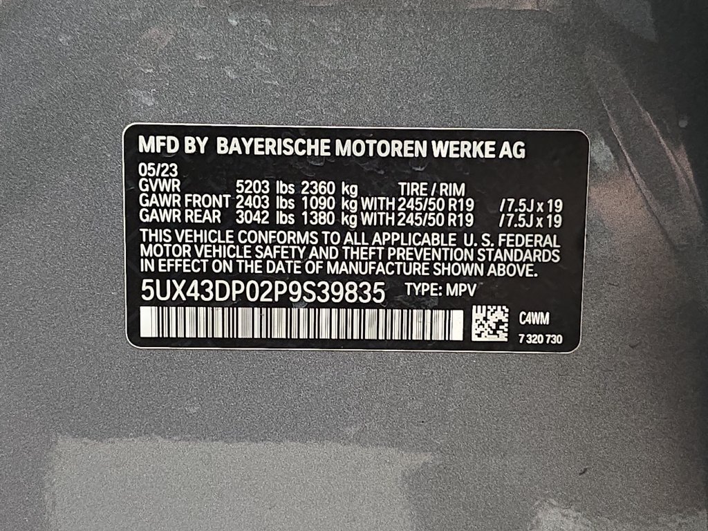 Certified 2023 BMW X3 sDrive30i RWD image 30