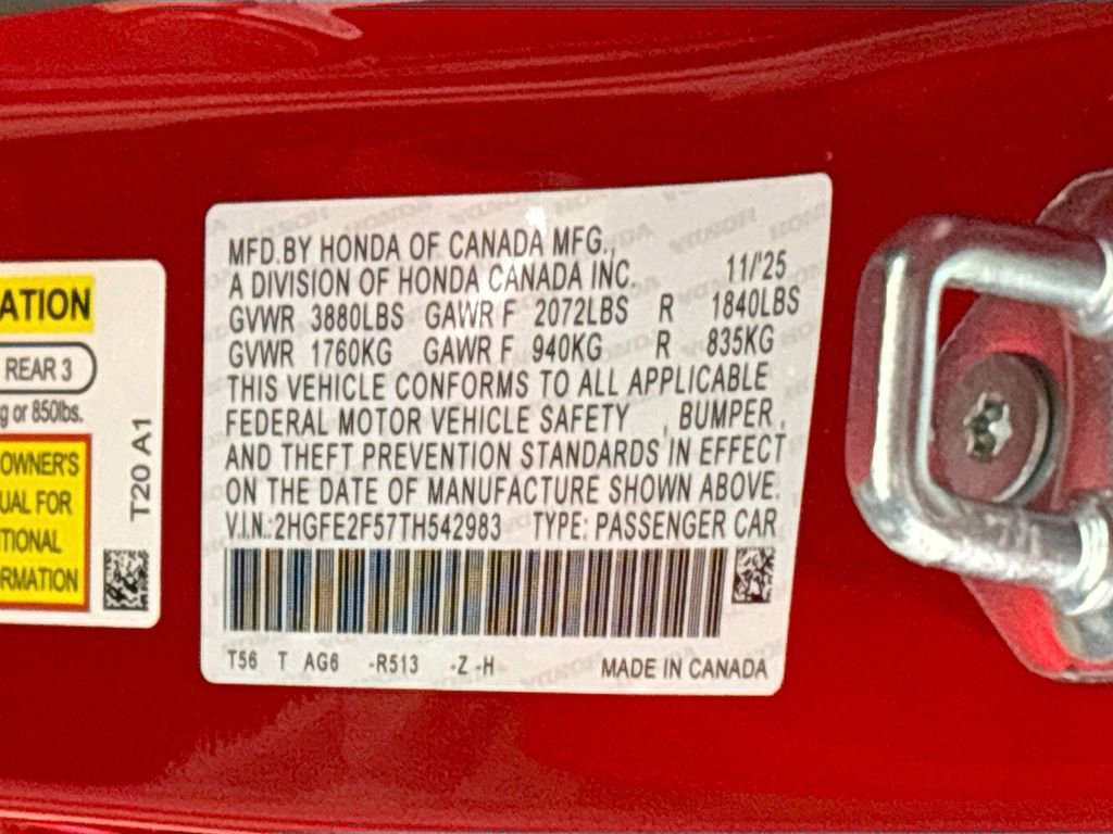 New 2026 Honda Civic Sport image 25