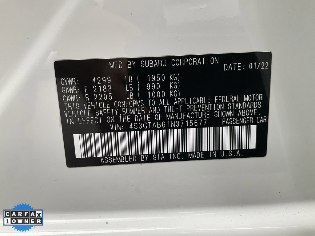 Used 2022 Subaru Impreza 2.0i image 21