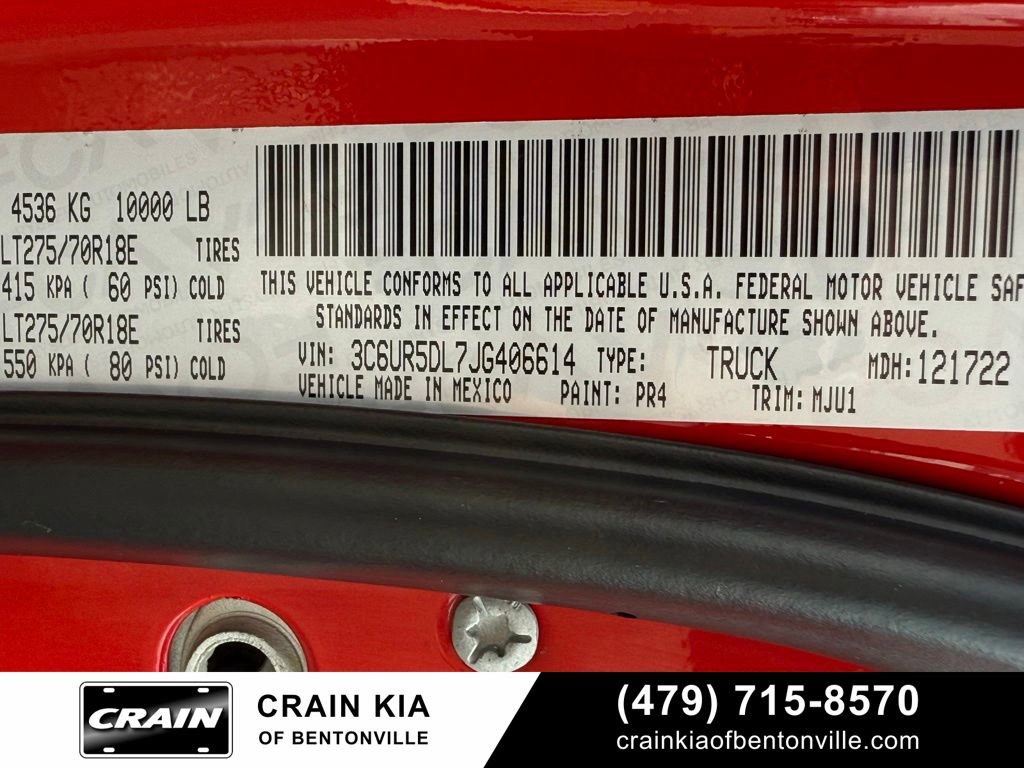 Used 2018 RAM 2500 Big Horn image 35