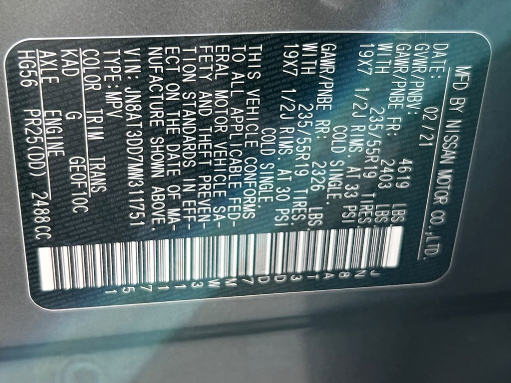 Used 2021 Nissan Rogue Platinum image 32