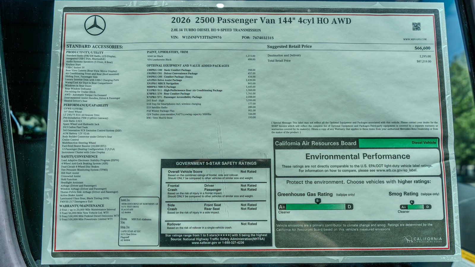 New 2026 Mercedes-Benz Sprinter 2500 image 37