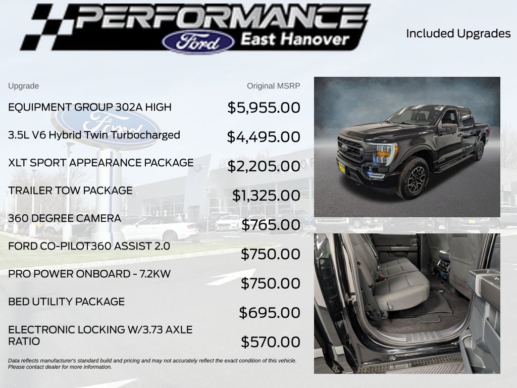 Used 2023 Ford F150 XLT w/ Equipment Group 302A High AWD/4WD image 5
