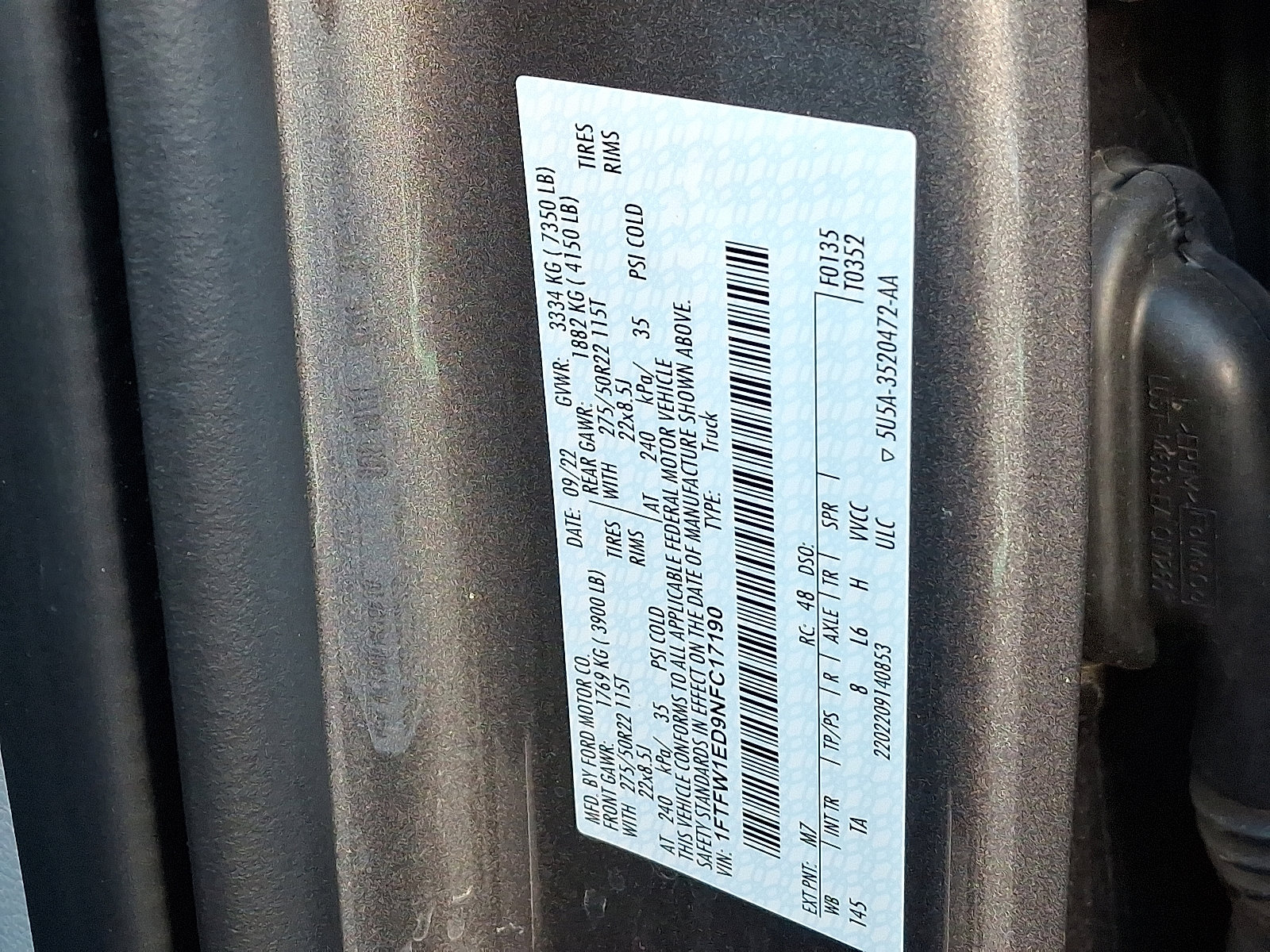 Used 2022 Ford F150 Limited image 29