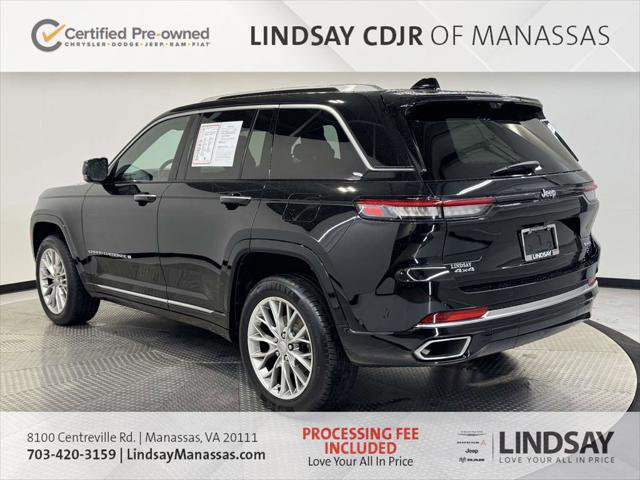 Certified 2023 Jeep Grand Cherokee Summit w/ Adv Protech Group IV AWD/4WD image 7