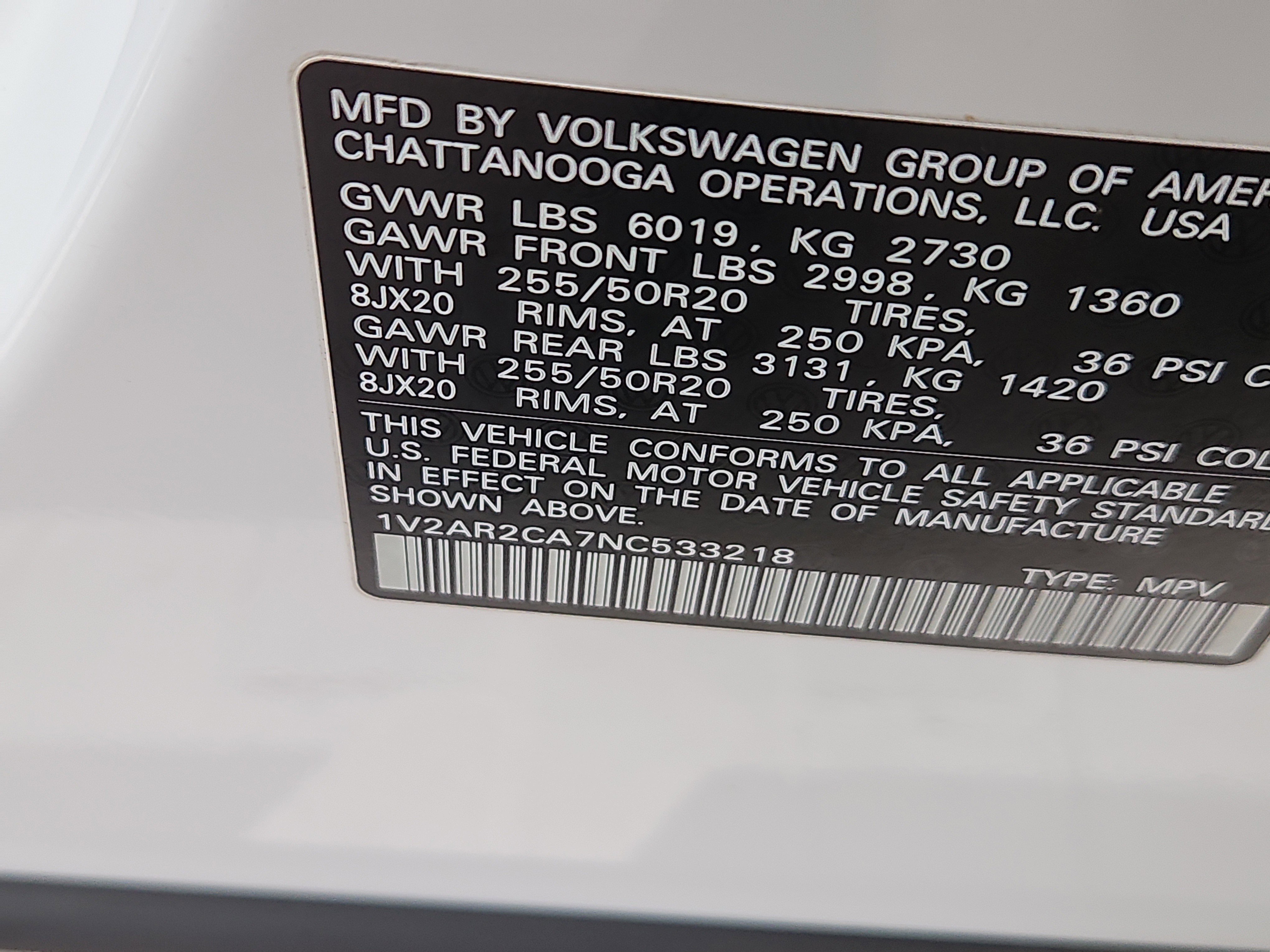 Certified 2022 Volkswagen Atlas SEL R-Line image 9