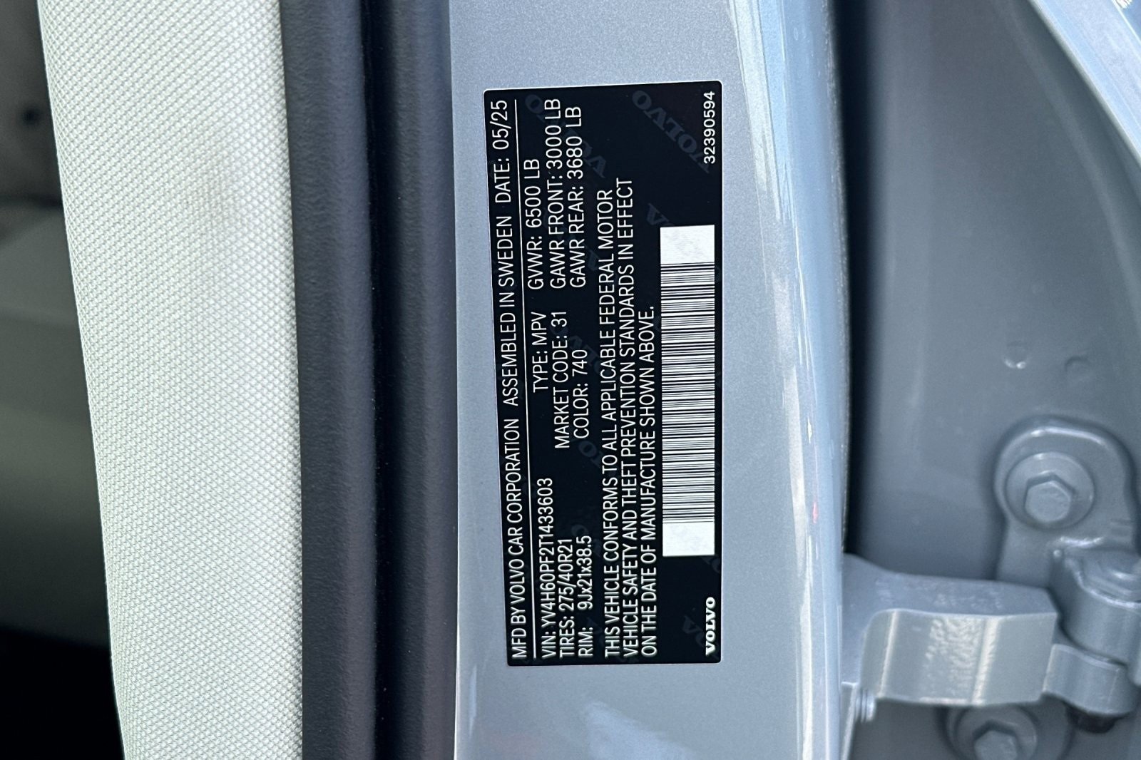 New 2026 Volvo XC90 T8 Ultra image 28