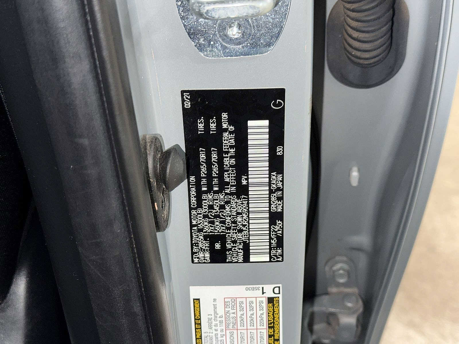 Certified 2021 Toyota 4Runner Trail Special Edition image 14