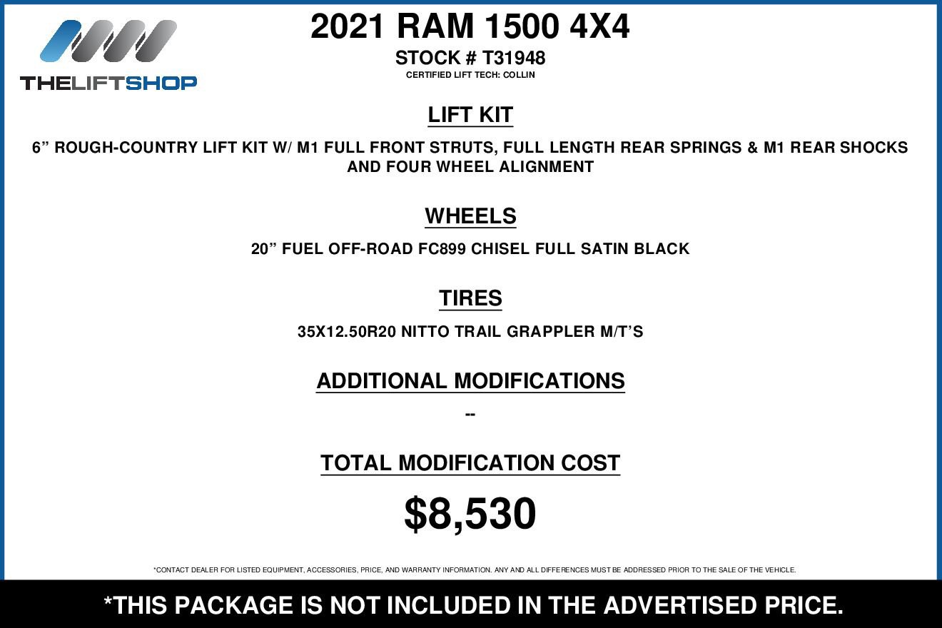 Used 2021 RAM 1500 Rebel w/ Rebel Level 1 Equipment Group image 2