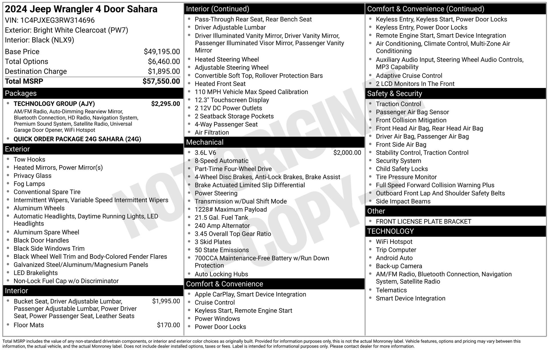 Used 2024 Jeep Wrangler Sahara w/ Technology Group image 4