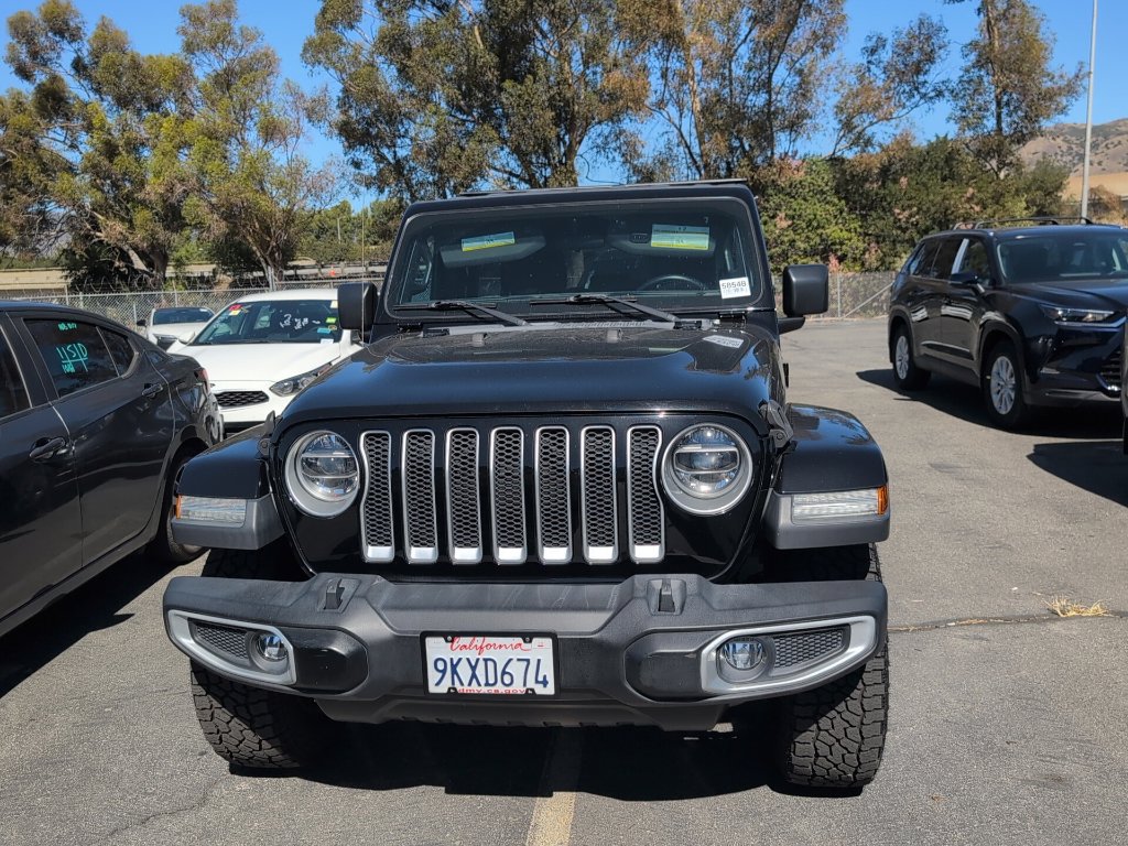 Used 2020 Jeep Wrangler Unlimited Sahara w/ LED Lighting Group AWD/4WD image 2