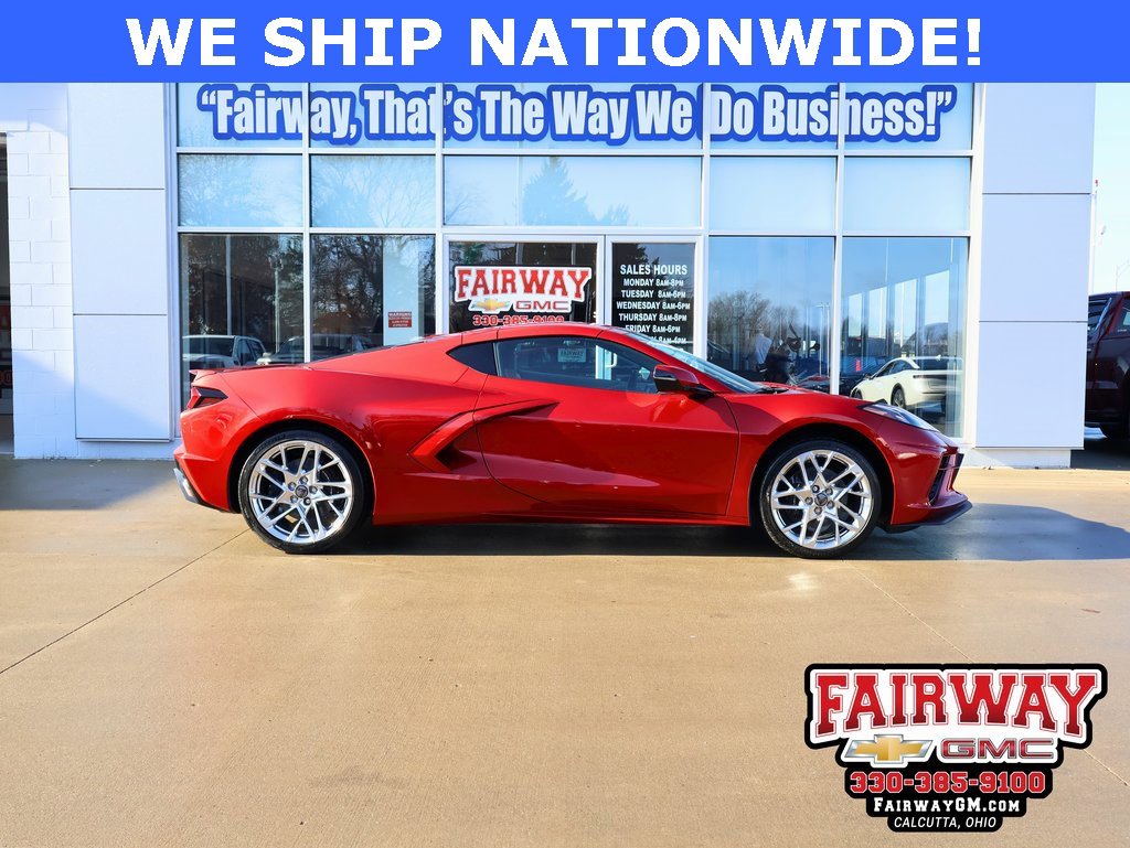 New 2026 Chevrolet Corvette Stingray Preferred Cpe w/ Chrome Exterior Badge Package image 1