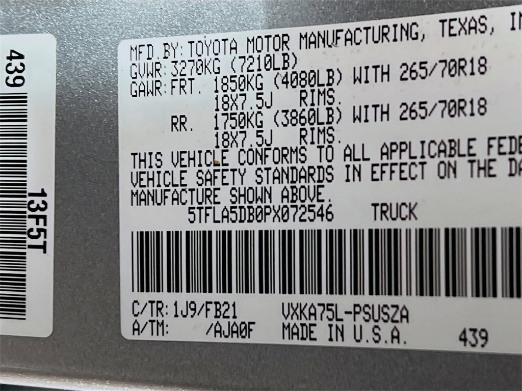 Used 2023 Toyota Tundra SR5 w/ TRD Off-Road Package image 27