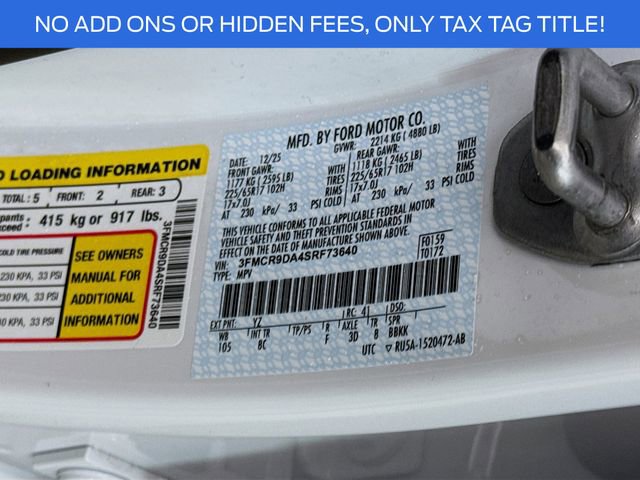 New 2025 Ford Bronco Sport Badlands w/ Badlands Tech Package image 33