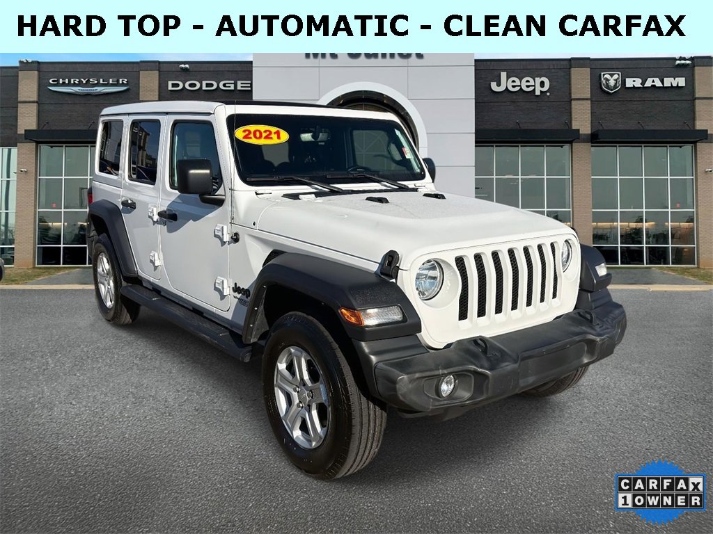 Used 2021 Jeep Wrangler Unlimited Sport w/ Sun And Sound Package