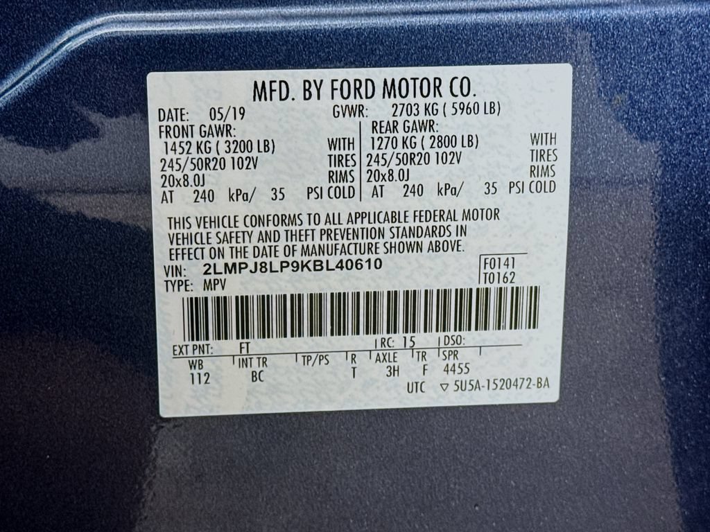 Used 2019 Lincoln Nautilus Reserve AWD/4WD image 42