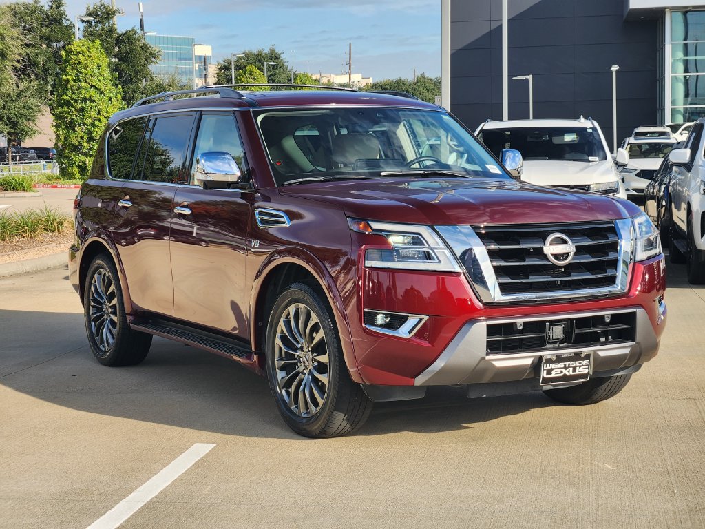 Used 2022 Nissan Armada Platinum w/ Captain's Chairs Package RWD image 3