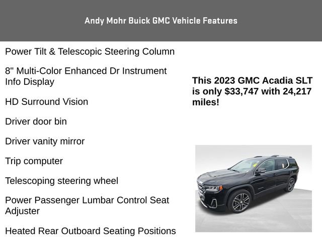 Used 2023 GMC Acadia SLT w/ Technology Package image 15
