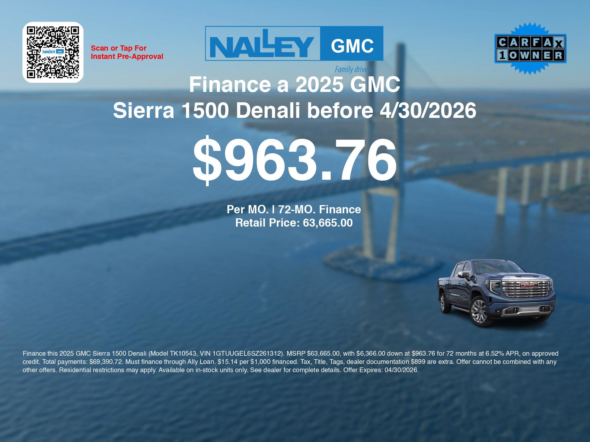 Used 2025 GMC Sierra 1500 Denali w/ Denali Reserve Package image 3