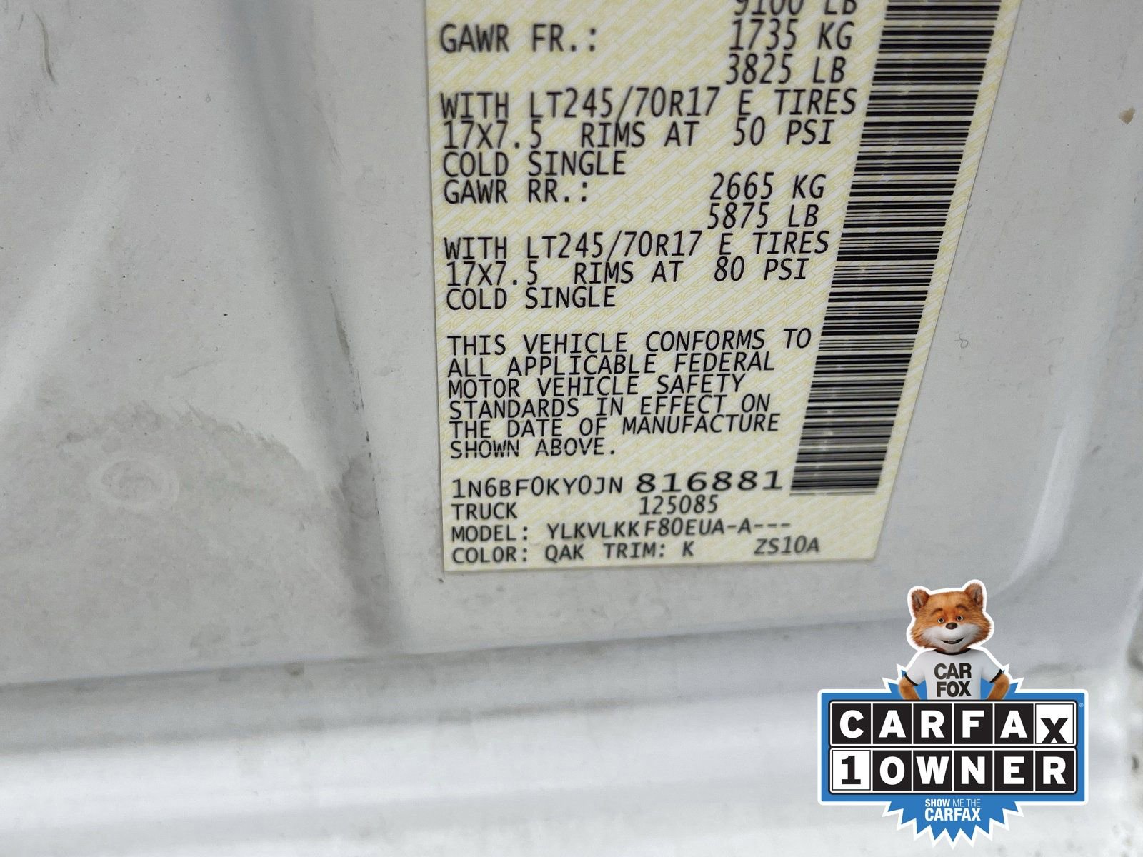 Used 2018 Nissan NV 2500 SL w/ Navigation Package image 32