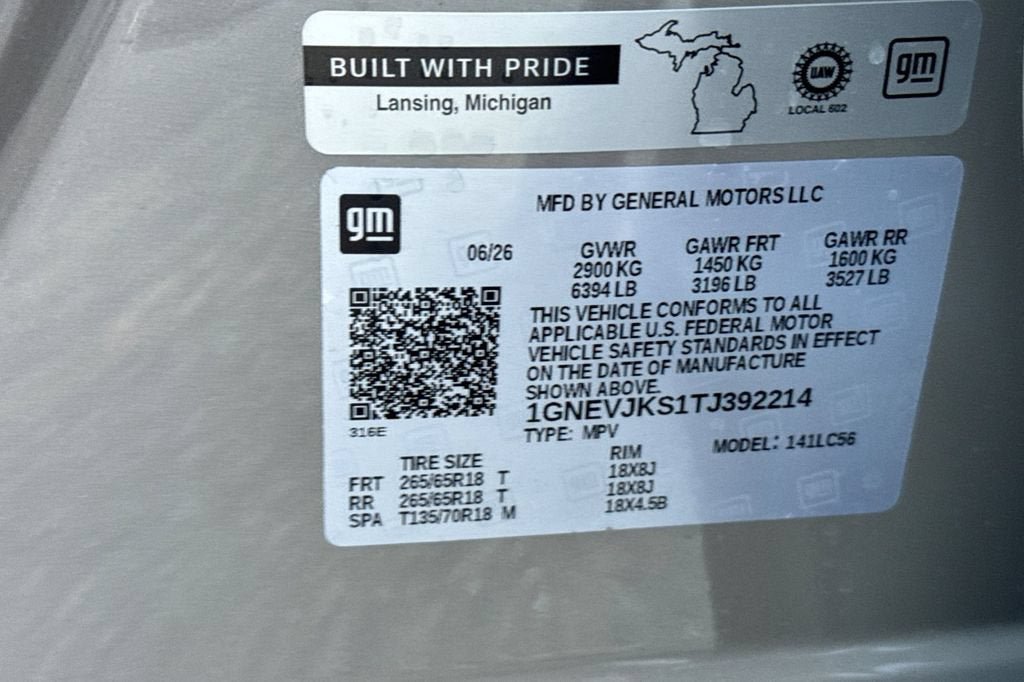 New 2026 Chevrolet Traverse Z71 w/ Enhanced Driving Package AWD/4WD image 30