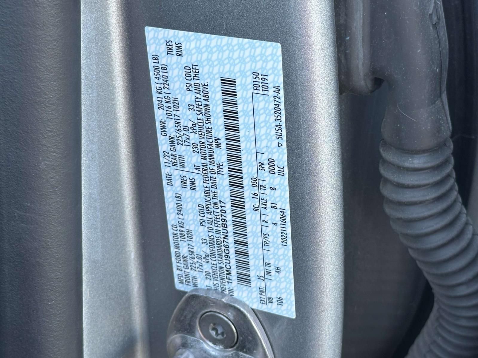 Used 2022 Ford Escape SE w/ Convenience Package image 12