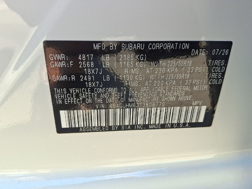 New 2026 Subaru Crosstrek 2.5i Limited w/ Crosstrek Mirror Package AWD/4WD image 18