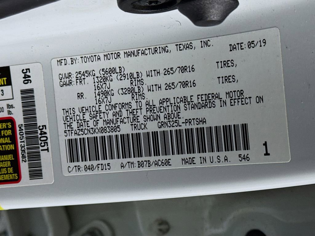 Used 2019 Toyota Tacoma TRD Off-Road RWD image 35