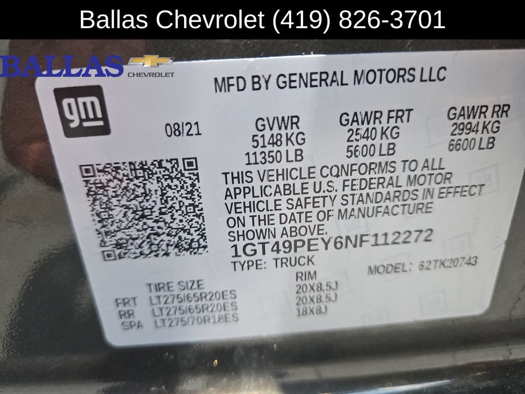 Certified 2022 GMC Sierra 2500 AT4 AWD/4WD image 34
