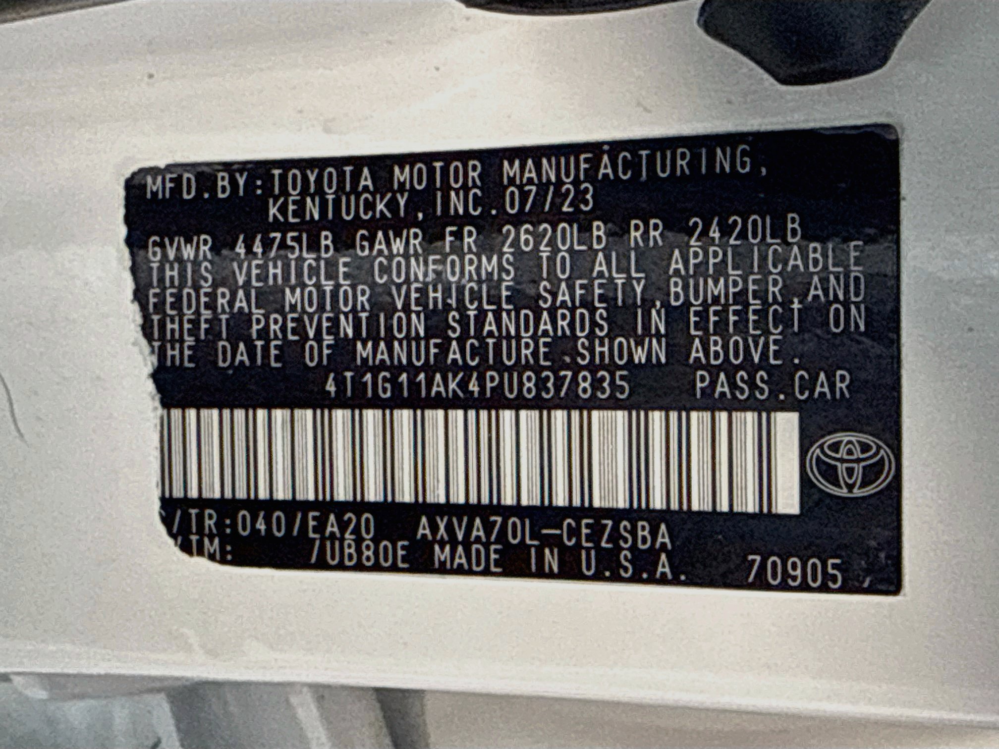 Used 2023 Toyota Camry SE FWD image 40