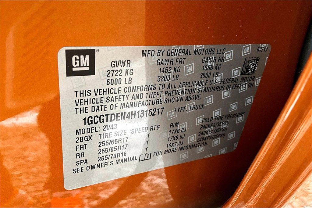 Used 2017 Chevrolet Colorado Z71 image 33