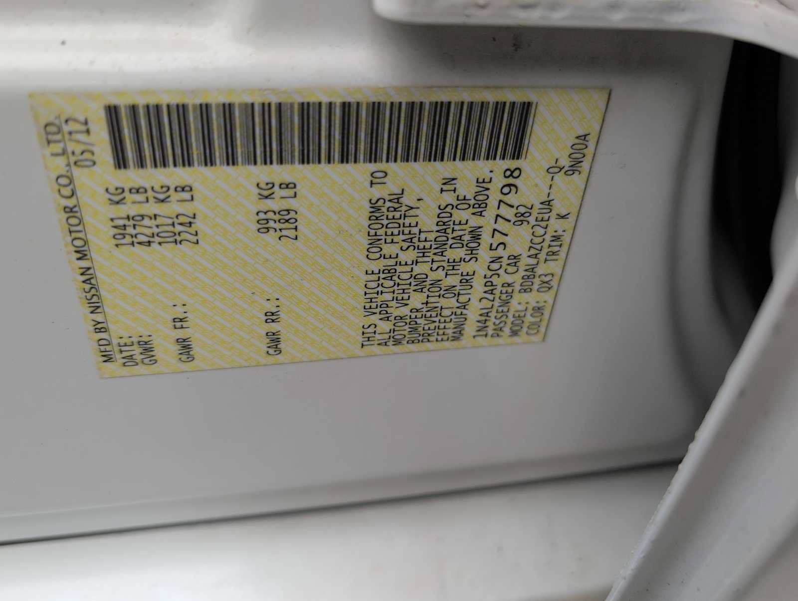 Used 2012 Nissan Altima 2.5 FWD image 28