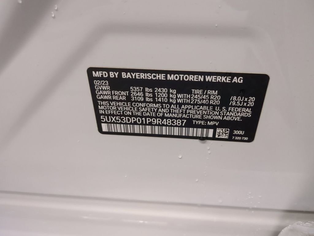 Certified 2023 BMW X3 xDrive30i w/ M Sport Package image 39