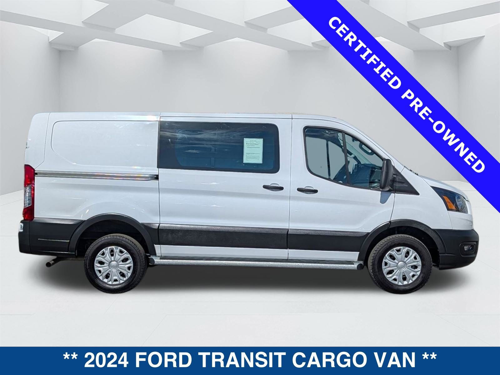 Certified 2024 Ford Transit 250 Low Roof w/ Exterior Upgrade Package image 1
