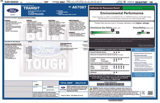 Certified 2025 Ford Transit 350 XLT RWD image 9