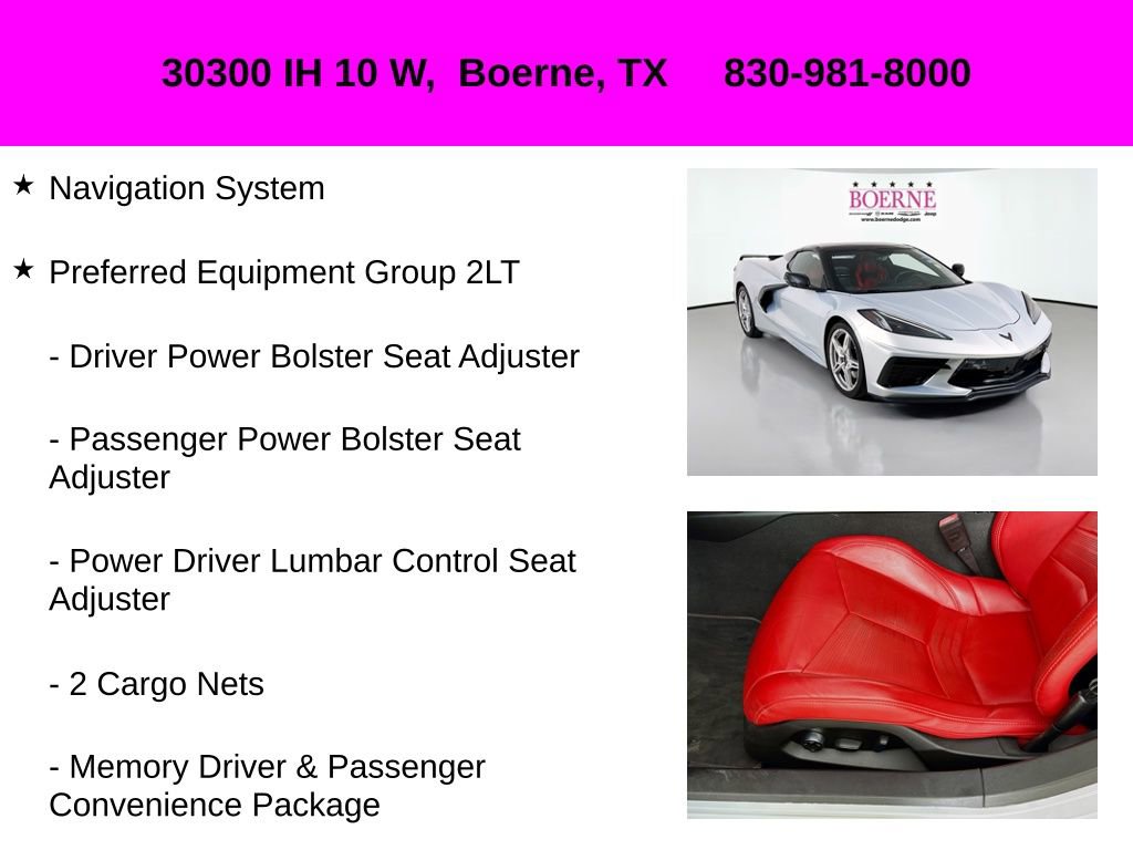 Used 2021 Chevrolet Corvette Stingray Preferred Conv w/ Battery Protection Package image 10