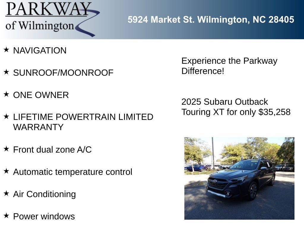 Used 2025 Subaru Outback Touring XT w/ Popular Package #2 image 6