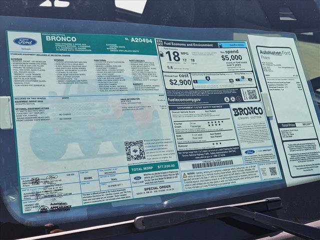 New 2025 Ford Bronco Stroppe Edition AWD/4WD image 18
