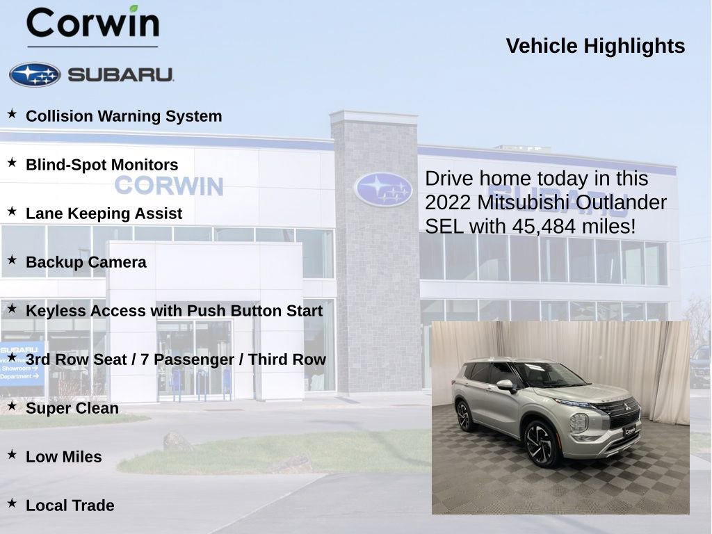 Used 2022 Mitsubishi Outlander SEL AWD/4WD image 6
