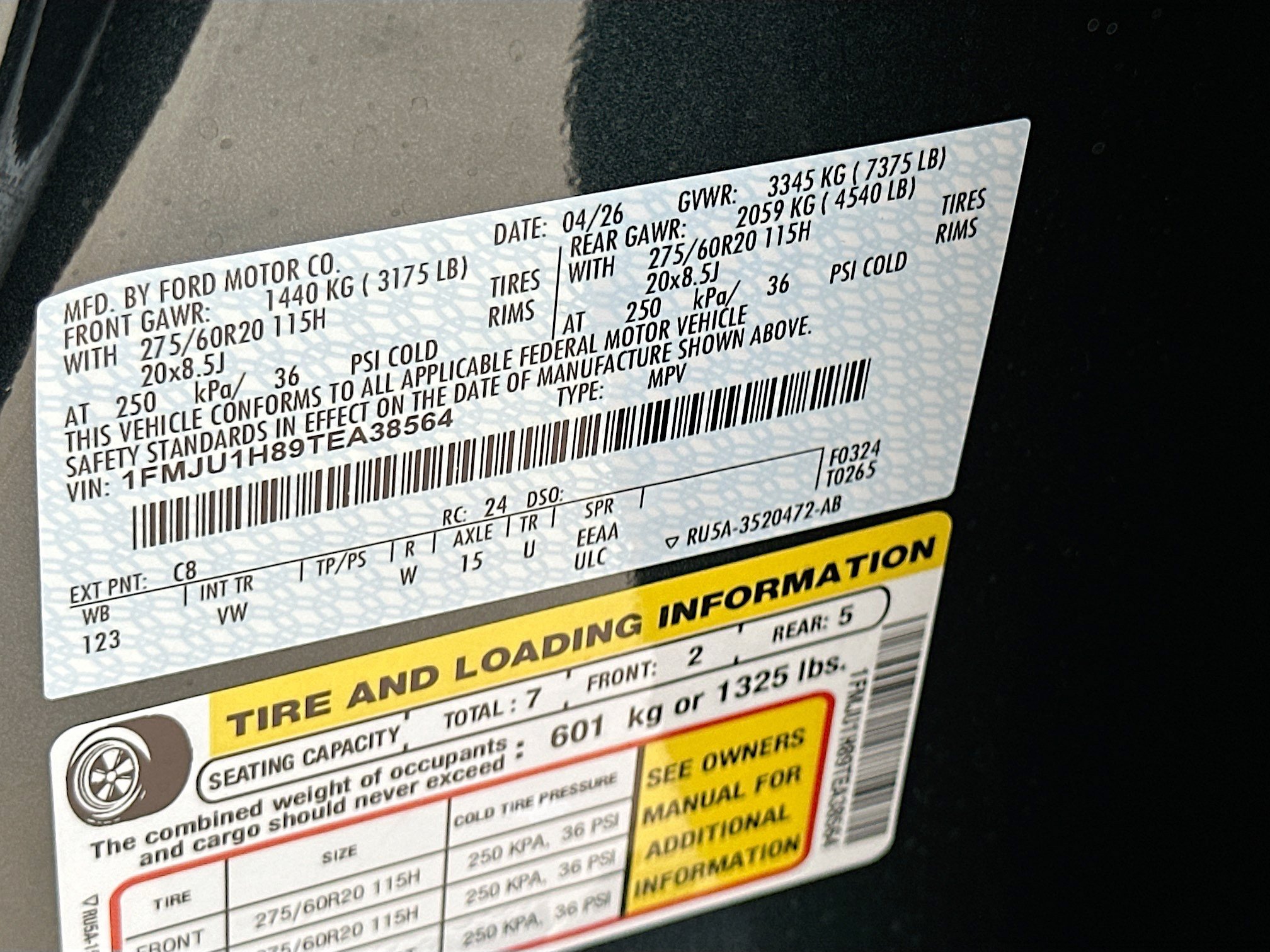 New 2026 Ford Expedition Active RWD image 21