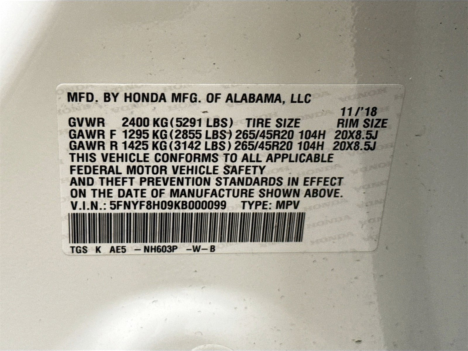 Used 2019 Honda Passport Elite image 32