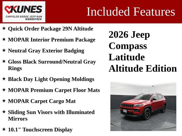New 2026 Jeep Compass Latitude AWD/4WD image 3