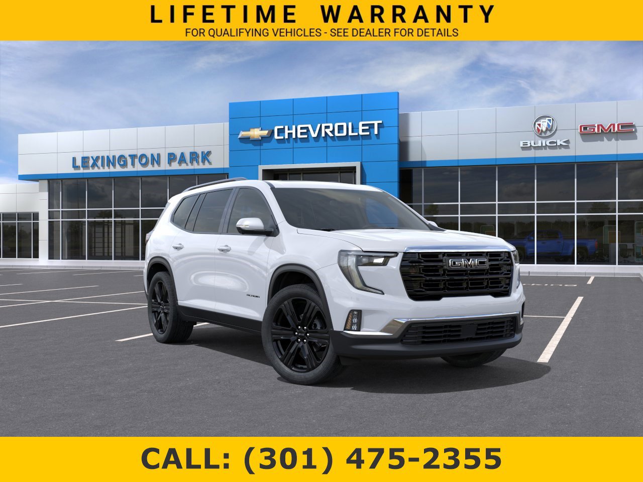 New 2026 GMC Acadia Elevation w/ Black Edition